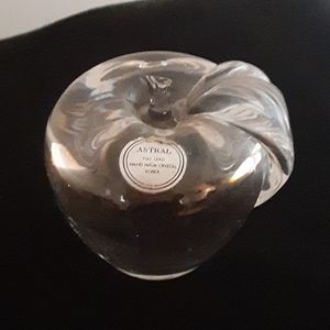 Hand made crystal apple